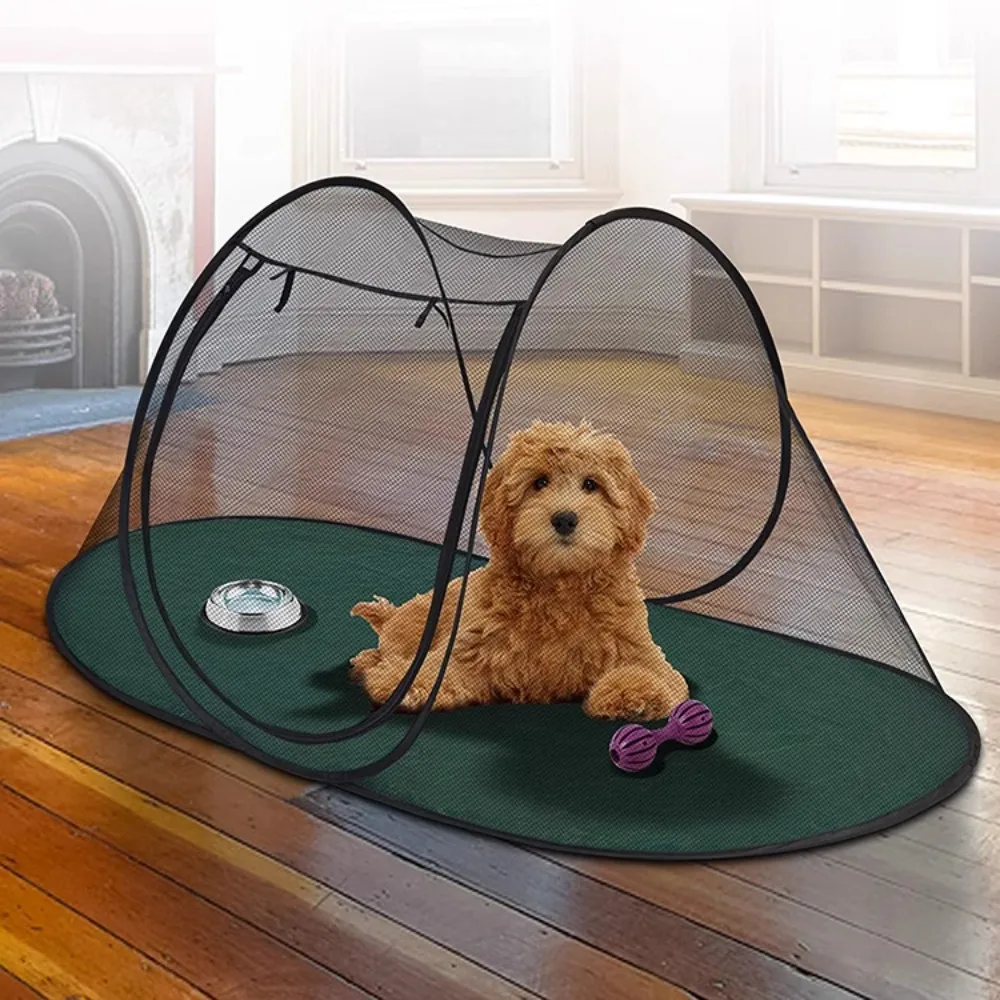 

Cross border source outdoor foldable pet mosquito nets, household breathable and anti bite tents, cat nests mosquito nets