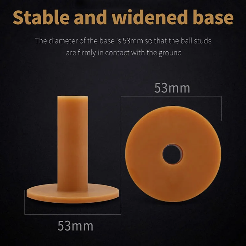 PGM 4pcs Training Practice Tee Mat Golves Ball Hole Holders Beginner Trainer Practice Rubber Golf Tee Holder QT001 4