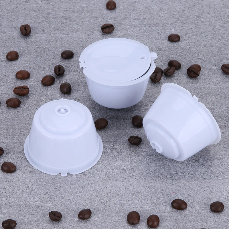 Dolce Gusto Refillable Reusable Capsules - 3 White Coffee Capsule Cups  Filter - Aliexpress