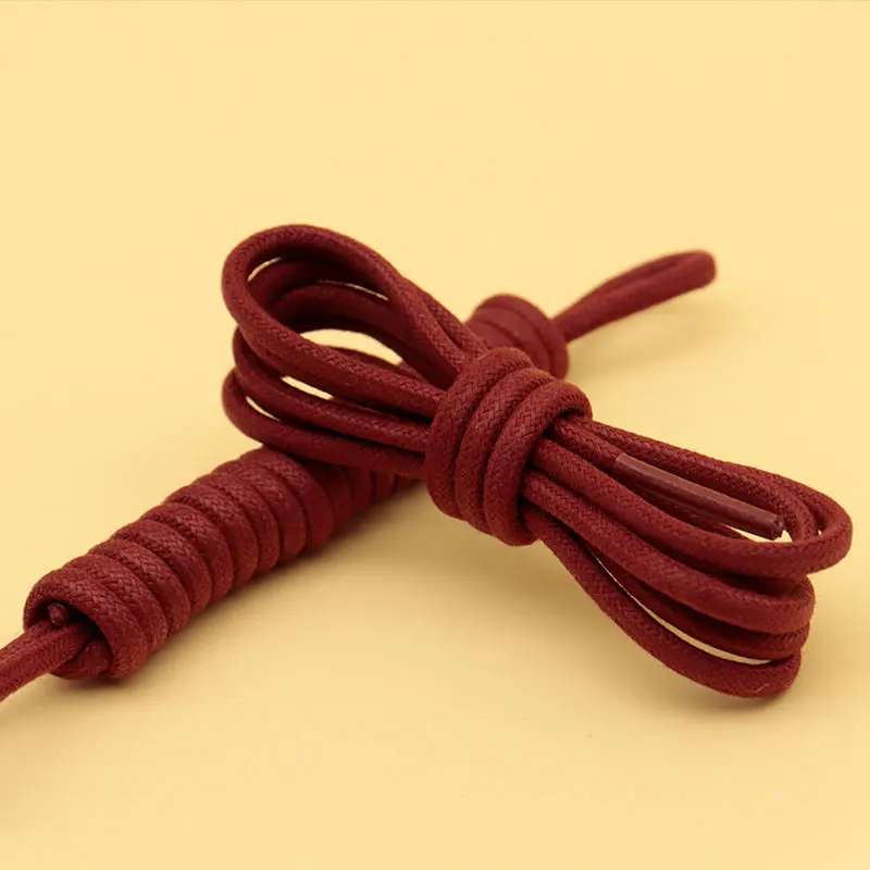 Weiou Lace Sport 3MM Cotton Waxed Waterproof Round Cord 60-100Cm Swimming Pants Waist Hat Thiny Rope Children Clothing Accessory