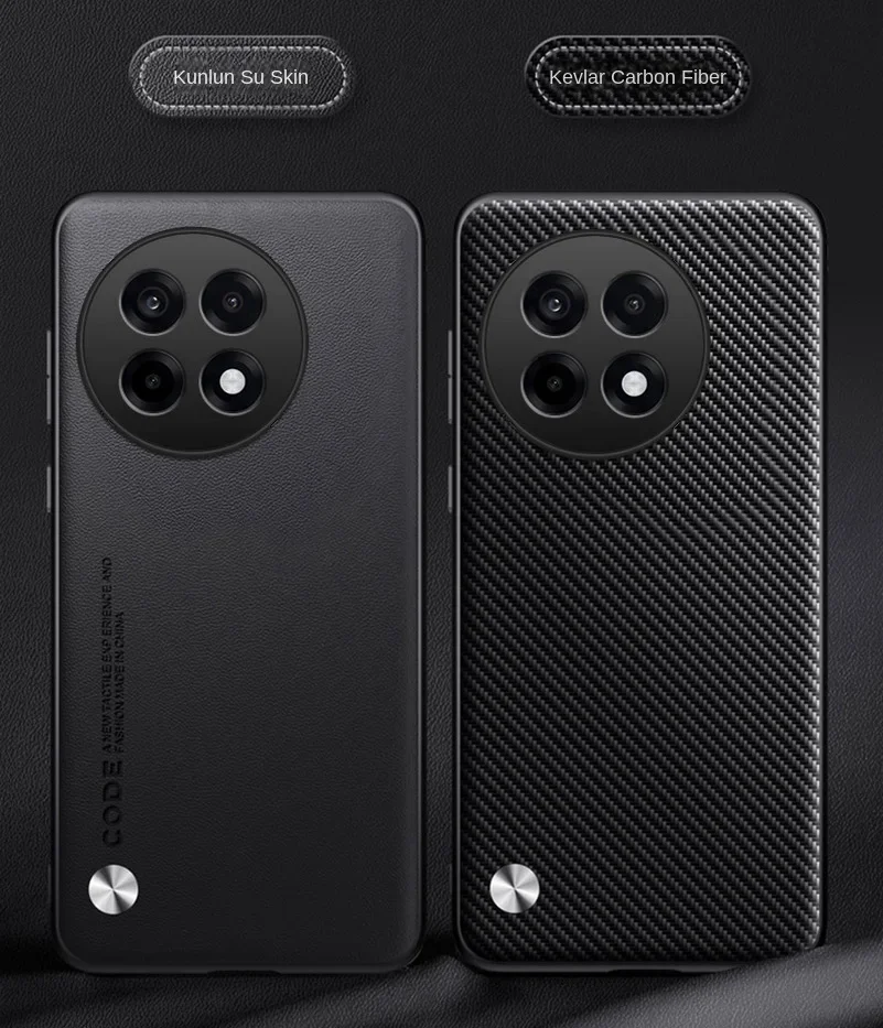 Premium Matte Leather Shockproof Case with Camera Protection