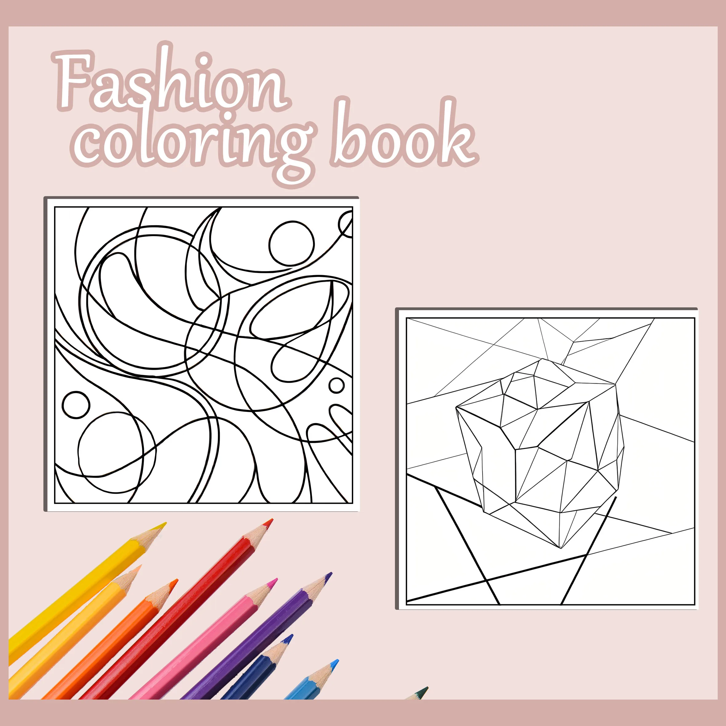 Creative Geometric Coloring Book for Adults - Minimalist Designs to Inspire Artistry and Ignite Imagination 4