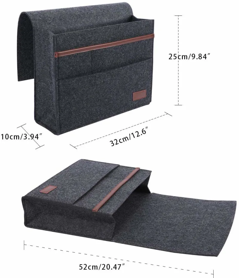 Storage Organizer Baby Bedside Storage Pocket Hanging Bed Organiser