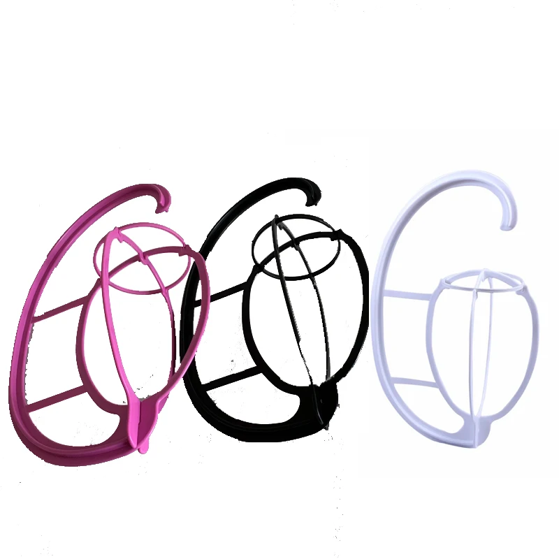 Hanging Wig Stand Portable Plastic DIY Hats Hanger Detachable Display Hair Dryer Holder Tool