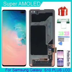 Ensemble écran tactile LCD AMOLED de remplacement, pour Samsung Galaxy S10 Plus G975 G975F G975F/DS, original