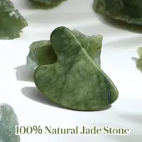 Gouache Scraper Massager Heart-Shaped Jade Gua Sha Face Body Skin Scraping Beauty Care Massage Tool Natural Jade 2025 New - Image 3