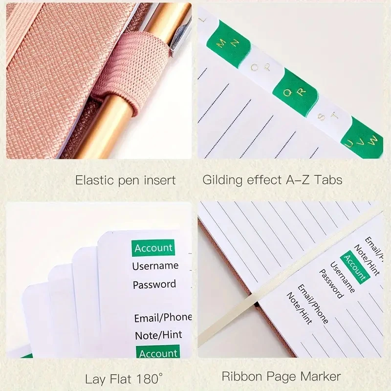Password Book Password Keeper Book With Alphabetical Tabs Notebooks For Seniors Notepad Notebook Diary Writing Pads Office School Supplies