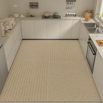 Tappeto da cucina Tappetino impermeabile e resistente all'olio senza lavaggio può essere tagliato in un tappeto di grandi dimensioni Tappetino per decorazione domestica in diatomee 1