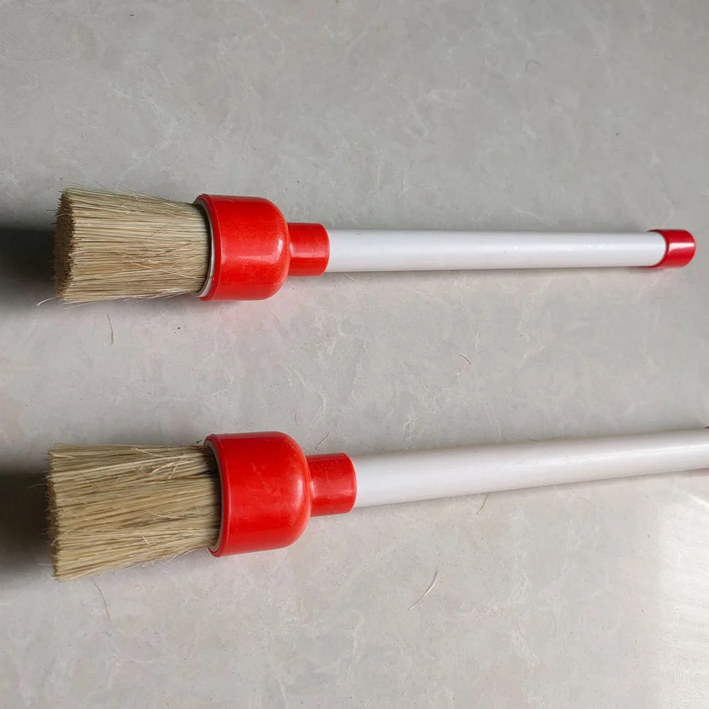 2 Pcs Car Tire Grease Brush Wheel Rim Cleaner Brush Tire For Wheels Car Rim Engine Cleaning Sponges Cloths