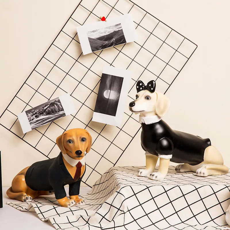 

Craft Dog Props Model PVC Mannequin Dog For Home Decorative and Shop Window Display & Friend Gift