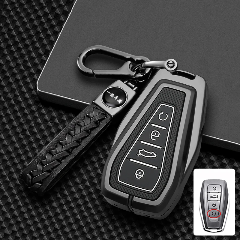 

Zinc Alloy Car Key Cover Case for Geely Coolray X6 c Emgrand Global kulrey Hawk GX7 okavango smart Remote Car Accessoriess