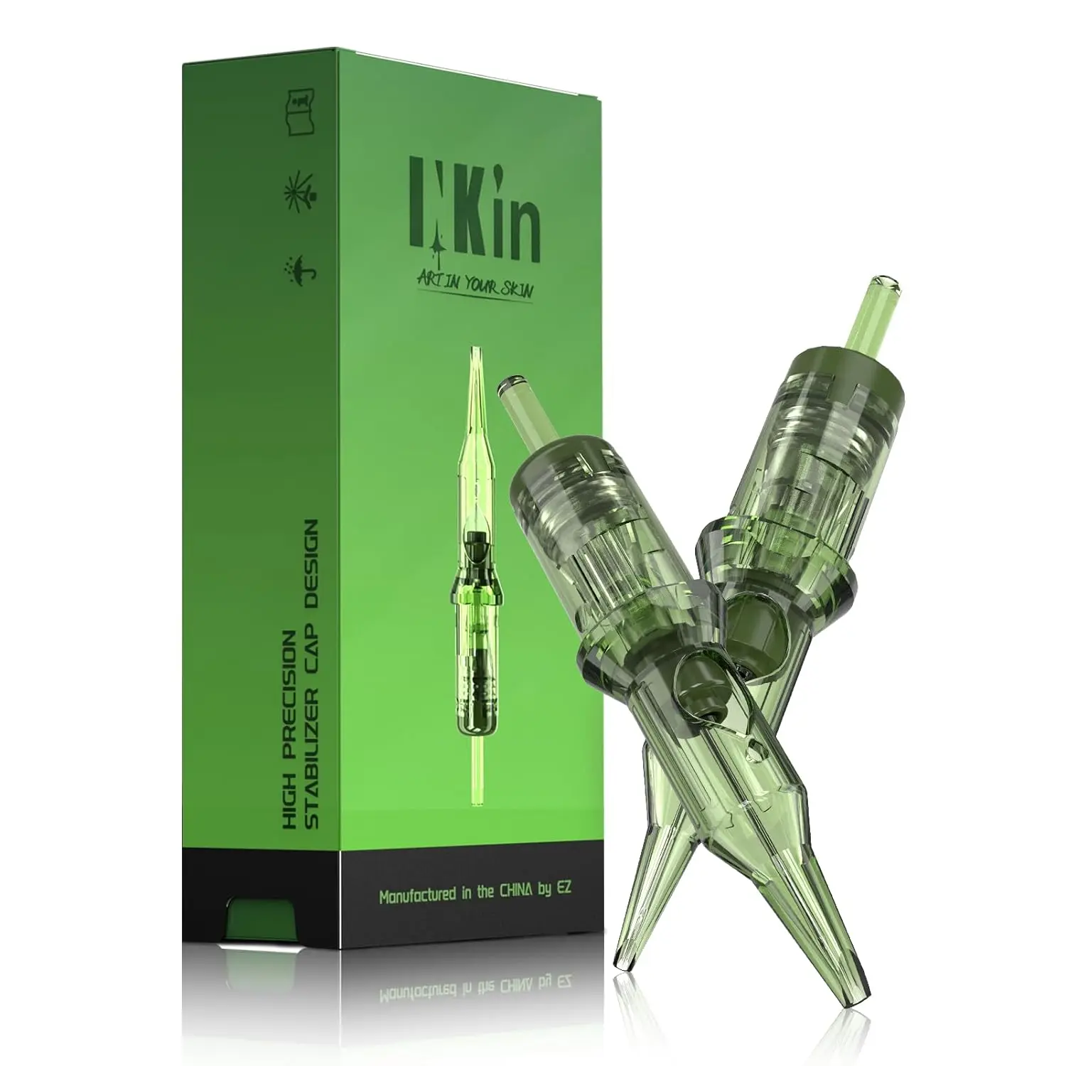 INKIN REVO Cartridge Tattoo Needles Re-define Precision Round Liner Shader Disposable Sterilized Safety Tattoo Machine