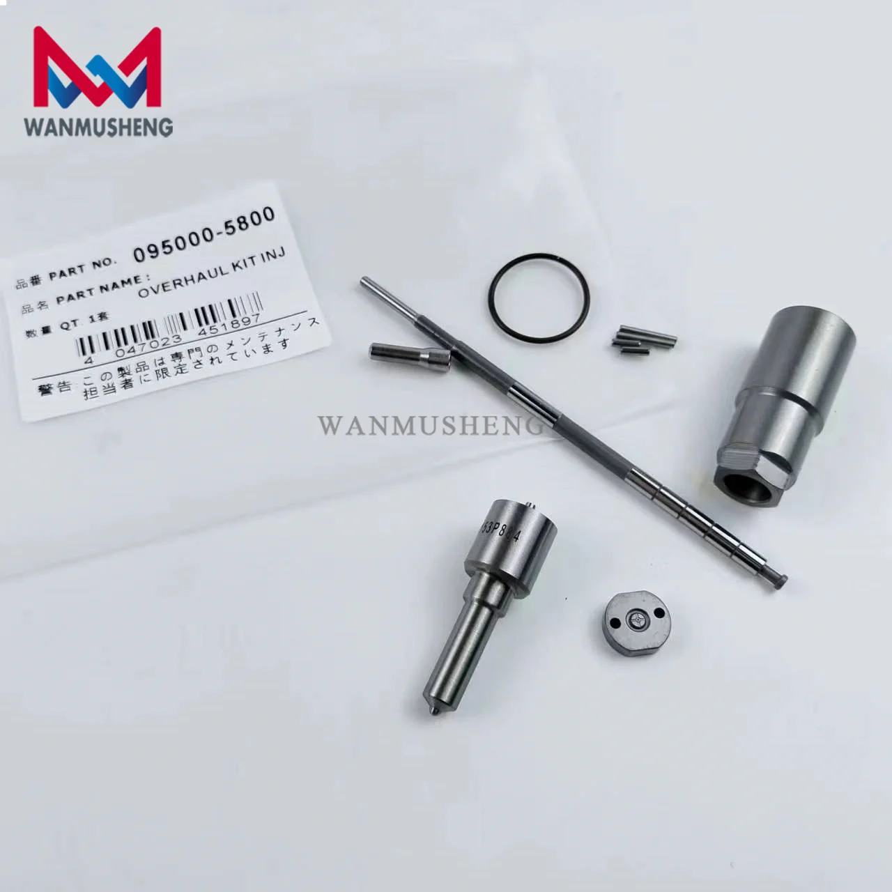 Overhaul Kit Denzo 095000-5800 Nozzle:DLLA153P884 Orifice Plate BF23 Repair Kit For CR FueI Injector Diesel Part