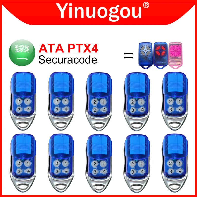 

For ATA PTX4 SecuraCode Garage Door Remote Control 433.92MHz CRX-1 CRX-2 GDO 2v5 2v6 2v7 4v3 4v4 4v5 4v6 6v1 6v2 7v1 8v1 8v2 9v1