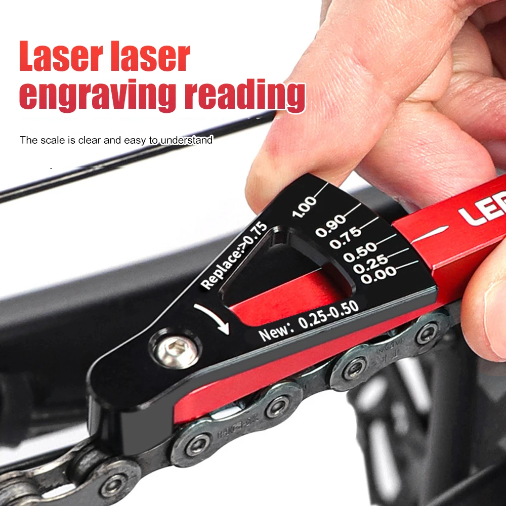 MTB Bicycle Chain Wear Indicator Tool Chain Checker Kits Multi