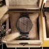 relogio masculino BOBO BIRD Quartz Male Zebra Wooden Wrist Watches Simple Design Timepiece Paper Gift Box Do Custom Dropshipping 6