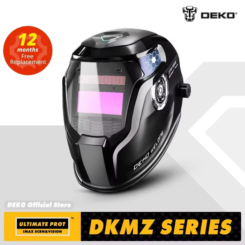 Casque De Soudage Auto-obscurcissant SIXTOL WELDING MASK 4 - TIG MIG ARC - Large Vision 92x42 Mm