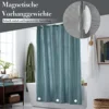 1pcs Shower Curtain Magnets,  Heavy Strong Magnets Prevent Shower Curtain Liner from Blowing Curtain Clips Add Weight 4