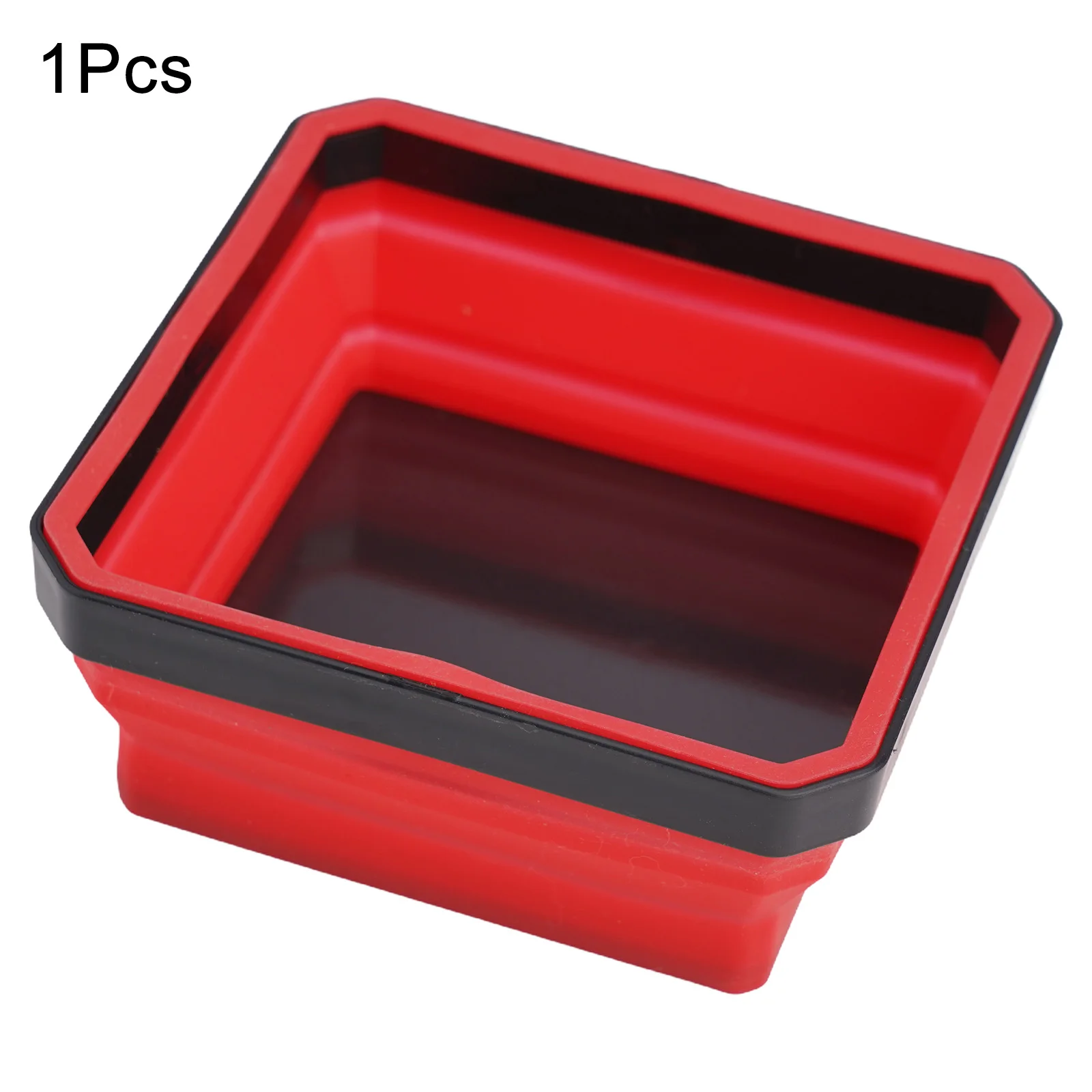 4,5 Zoll faltbare magnetische Schraube Tablett Silikon Schüssel Werkzeug Teil Aufbewahrungsbox Organizer für Klempner Tischler – Detail 5