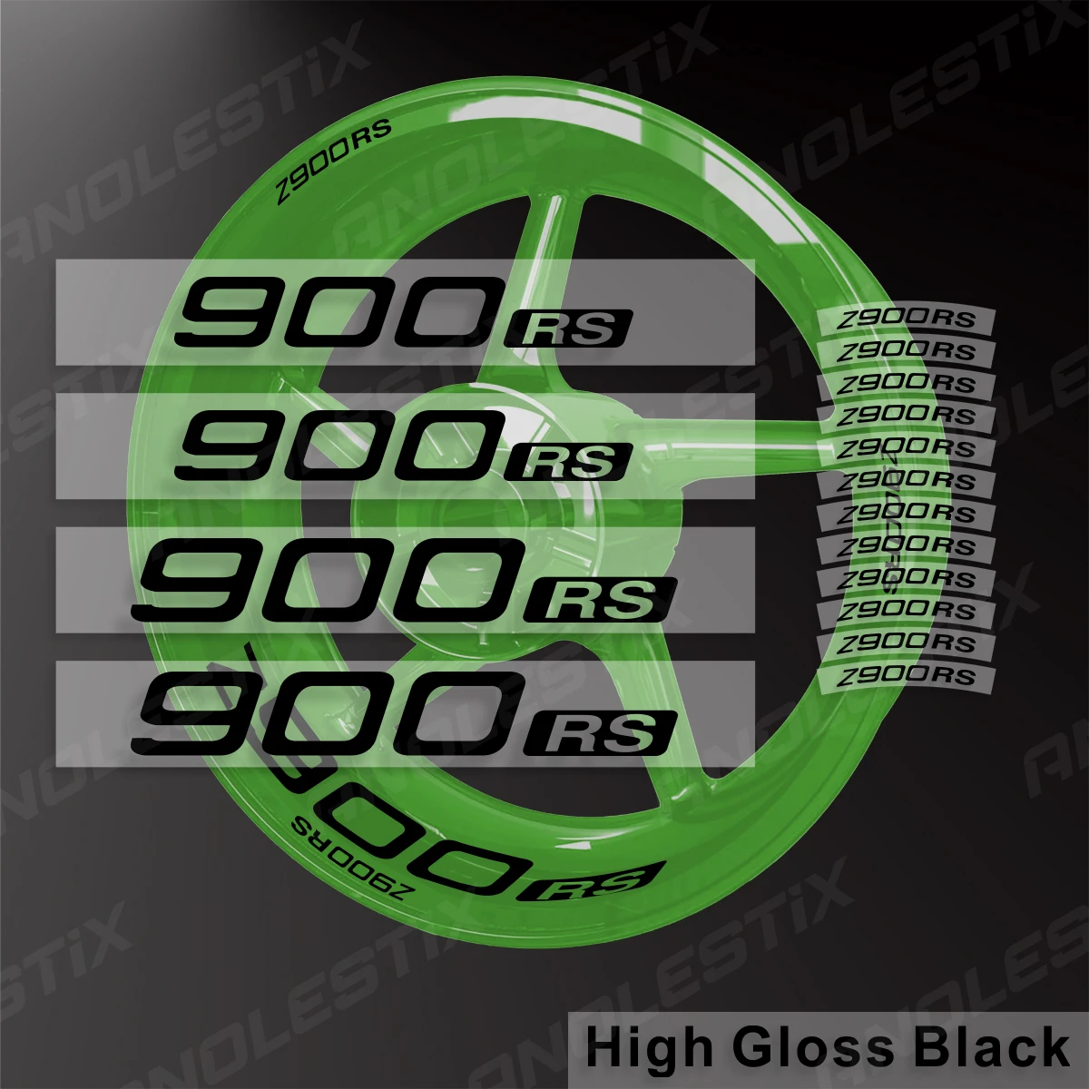 AnoleStix   ݻ ƼĿ  Į  Ʈ , ͻŰ Z900 RS 2019 2020 2021 2022 2023