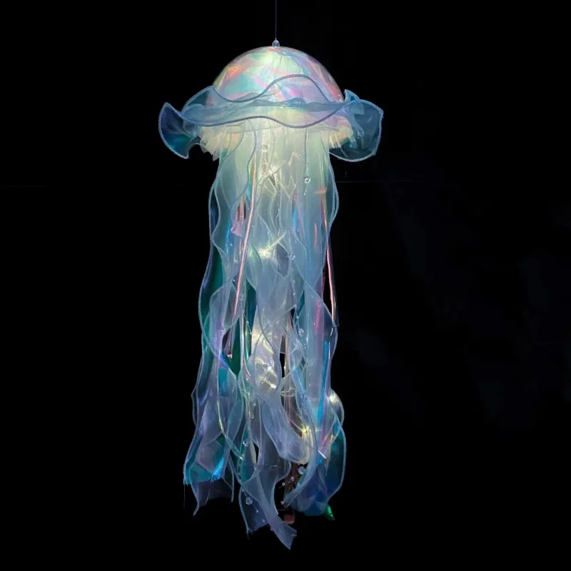 Tiktok Netflix Jellyfish Lights Creative Hanging Decorative Room Lights Decorative Dazzling Colorful Romantic Pendant Luminous 5