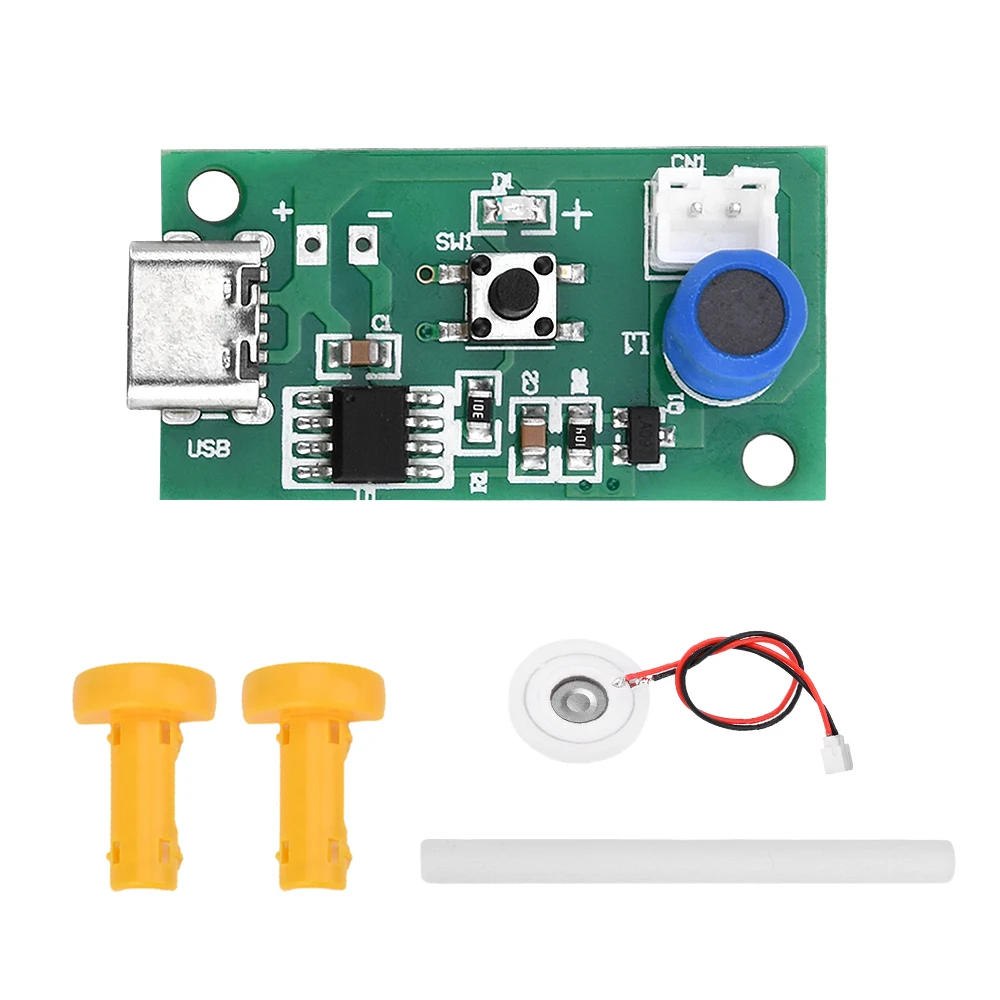 USB Mini Nemlendirici DIY Kitleri 5 V Mist Maker Sürücü devre Sayfası Salınımlı Sisleyici Atomizasyon Filmi Atomizer Arduino için
