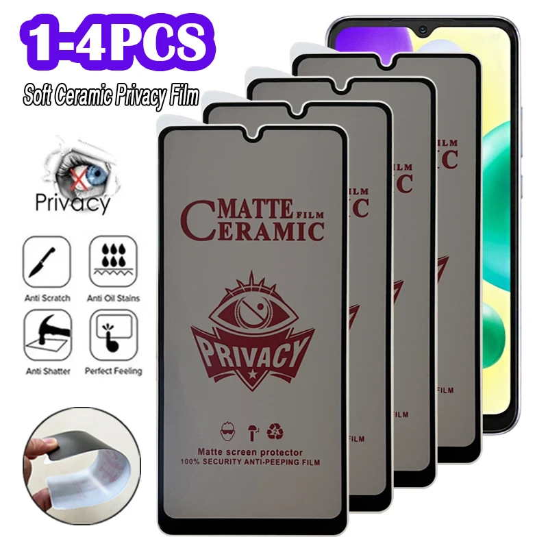 

Privacy Ceramic Film Anti-spy For Xiaomi Redmi 9 9A 9T 10 Prime 10C 10A 10i 10X Mi 10T 11 Lite 11i 11X 11T Pro Screen Protectors