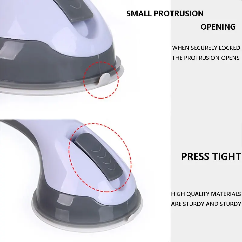 Strong Suction Cup Armrest Bathroom Prevent Falls Avoid Punching Safety Handle Elderly People's Anti-Skid Railing suction cup safety handle