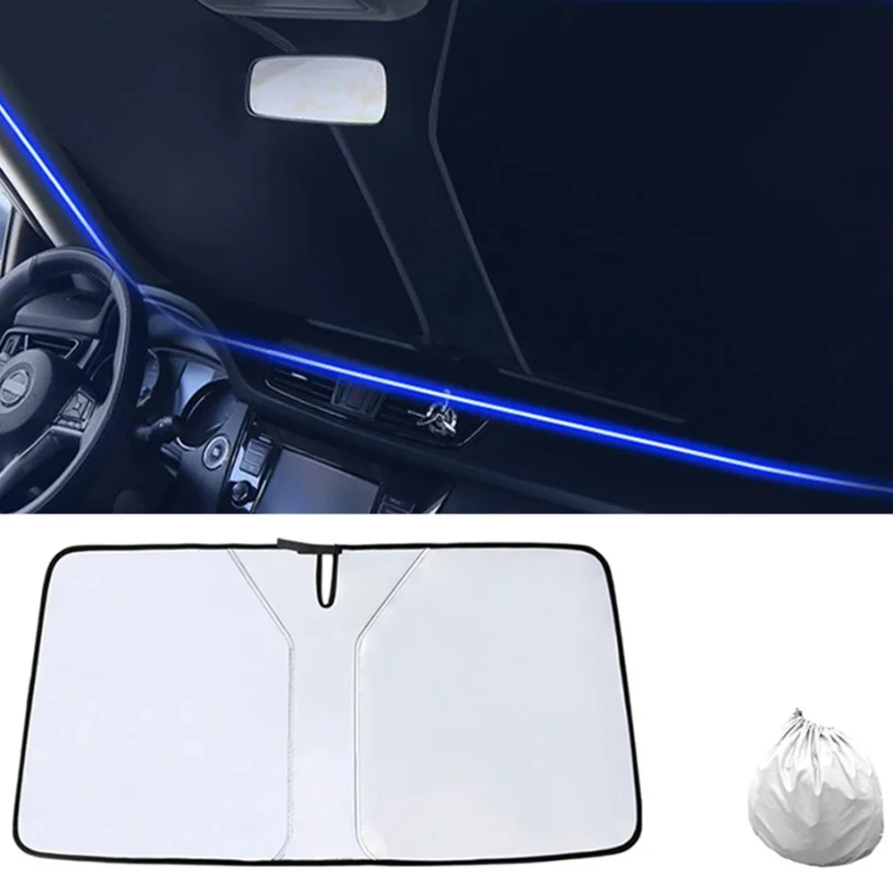 Windshield Sun Shade Car Blocks UV Ray Reflector Auto Window Visor Shield Cover Protector Foldable Parasol