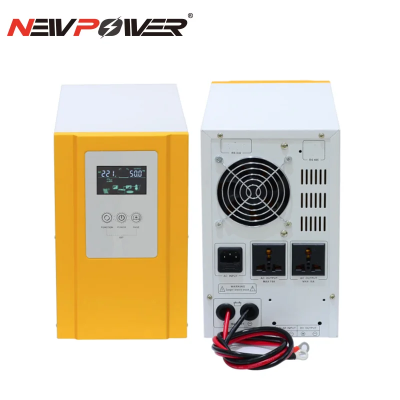 12V24V 1500W off grid inverter 110V/220VAC Pure sine wave Inverter PWM,UPS  With AC Battery Charging Function, Surge Power 4500VA