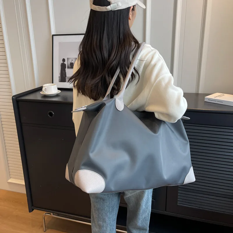 

Women's Short-distance Travel Bag New High-capacity British Style Luggage Backpack Portable One-shoulder Sports Fitness SOFT