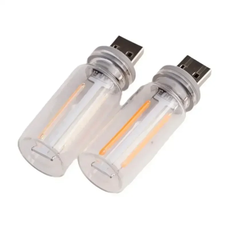 Led Decoration Light Decorate Tools USB Touch Control Night LED Light Atmosphere Incandescent Lamp LED Filament Light Bulb Bedroom Decoration DIY