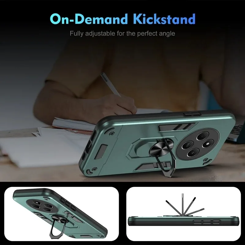 Military Shockproof Armor Case with Ring Stand Holder