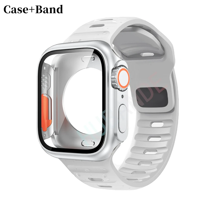 Ultra Silicone Strap and Protective Case with Screen Guard