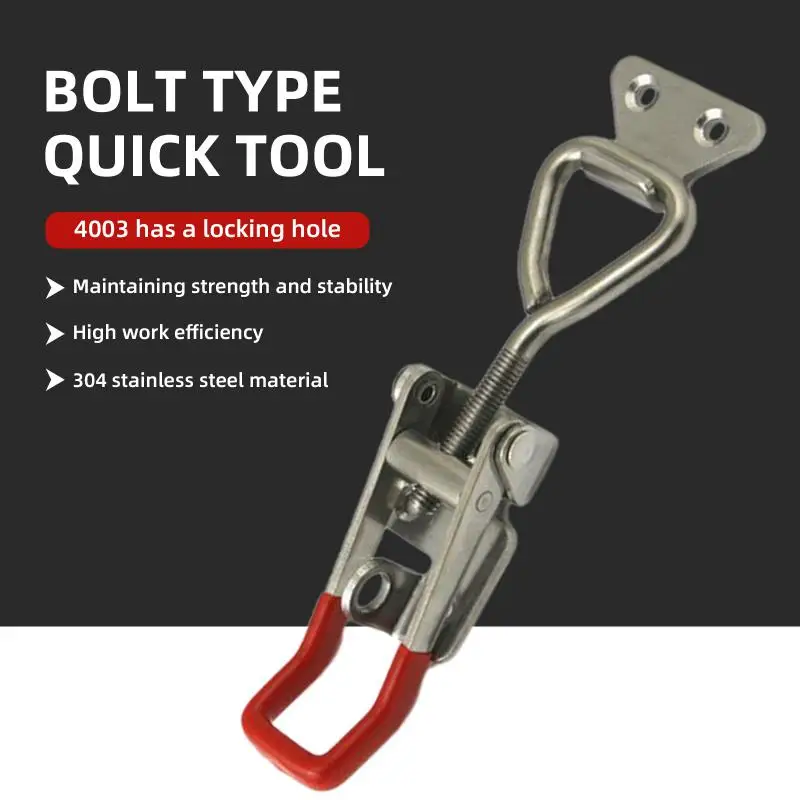 Adjustable Toggle Latches Clamp 4001/4002/4003 Holding Capacity Horizontal Type For Hand Tool For Welding Repairing Connect