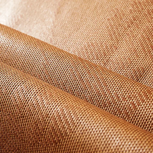 Summer Sleeping Mat Kit Random Color Cool Rattan Mattress Cover,Jacquard Cold Fitted Sheet Set,AB Side Straw 2/3pcs With Band 2