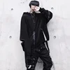 Men's Sets Black Hoodies+Pants Punk Graphic Zipper Hooded Sweatshirts Cargo Pant Men Oversized Loose Streetwear Suits 2