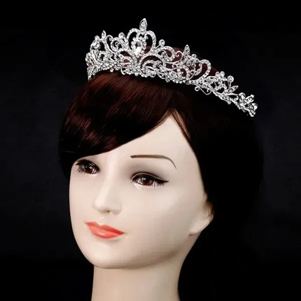 Hair Accessory Hair Headdress Bridal Headwear Hair Band Crown Jewelry Accessories Gold Silver Color Tiaras And Crowns for Wedding Bride Party Crystal Pearls Diadems Rhinestone Head Ornaments Fashion Accessories
