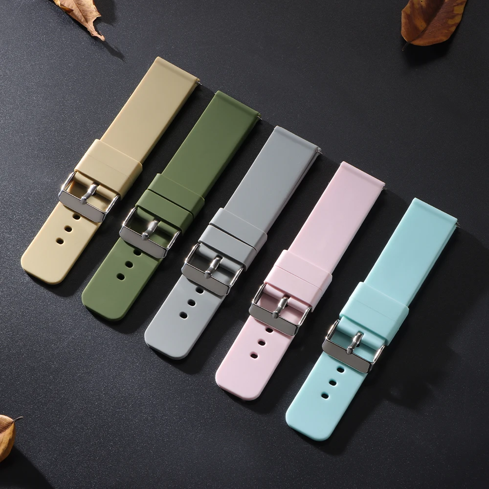 Waterproof Sport Silicone Quick Release Watch Band Strap