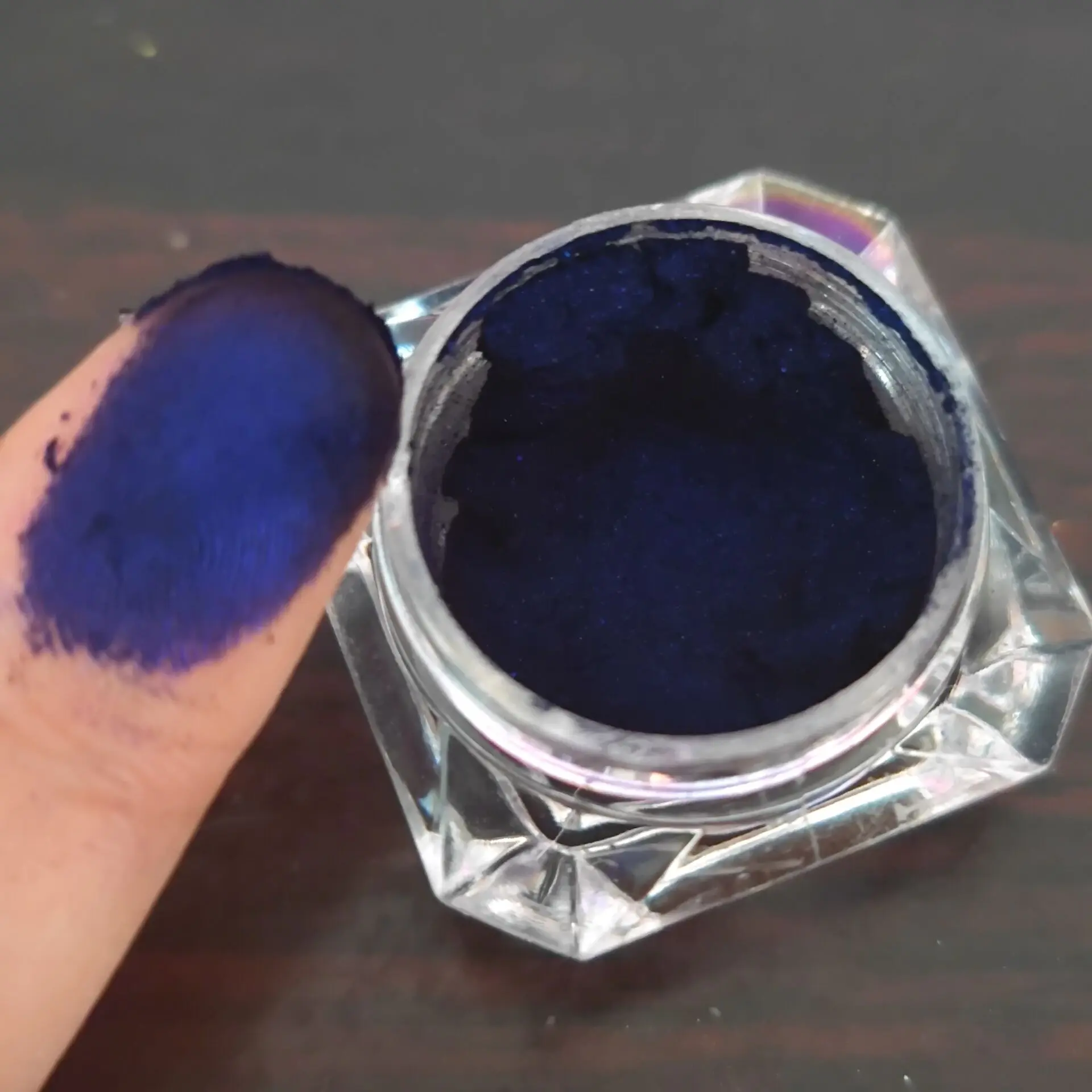 5Grams Super mirror Chrome Black Blue hyper Shift Pigment/chameleon Pigment Powder/ color Shift car paint Pigment