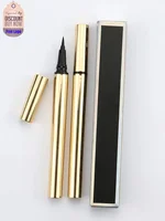 Private Label 7colors Gold-tube Liquid Eyeliner Waterproof Natural Fast Dry Soft Texture  Easy To Wear Eyes Makeup Tools Bulk 1