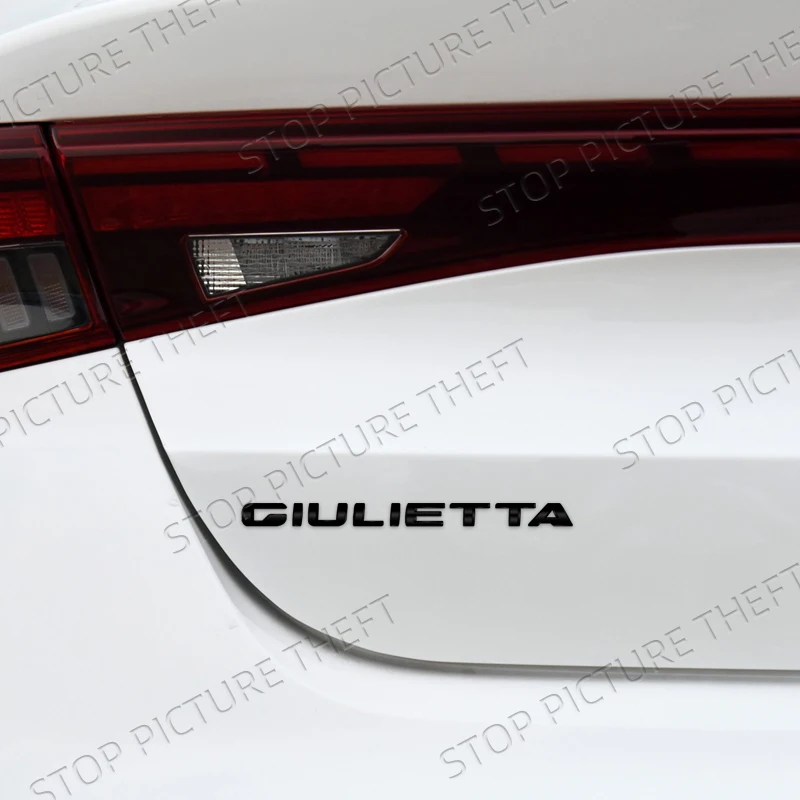 Glossy Black Metal Alloy Car Logo Trunk Fender Sticker Emblem Badge Decoration