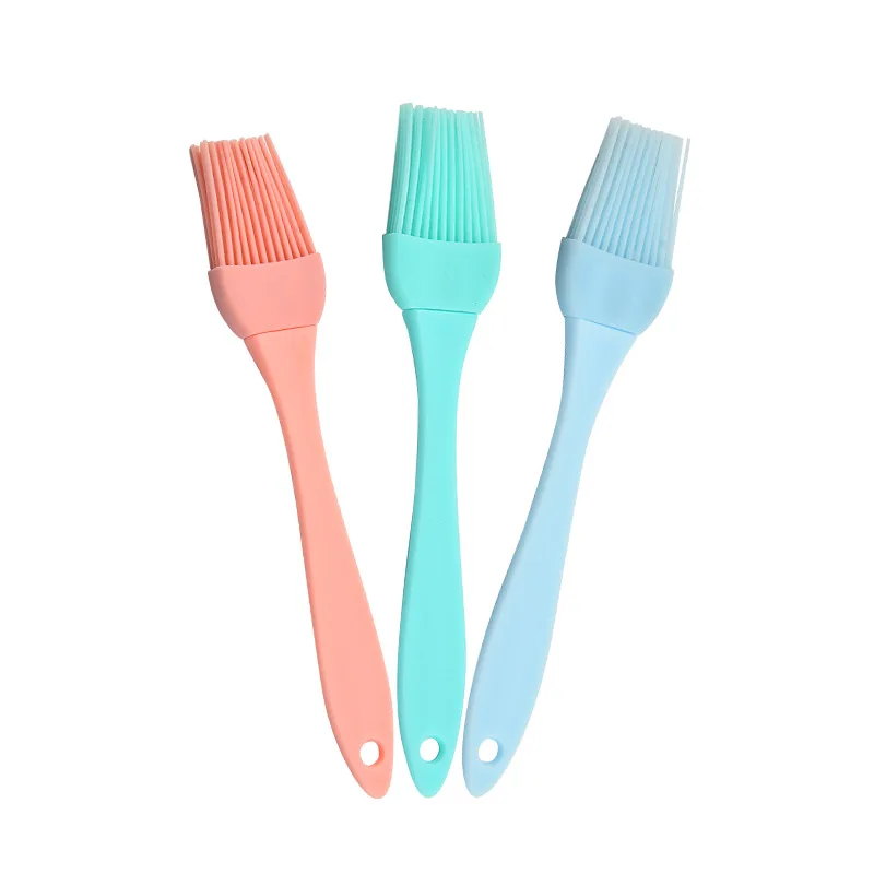 1PC Silicone Barbeque Brush High-temperature Baking Cream Tool Non-stick Outdoor BBQ Basting Brushes Tool Kitchen Gadgets silicone basting brush