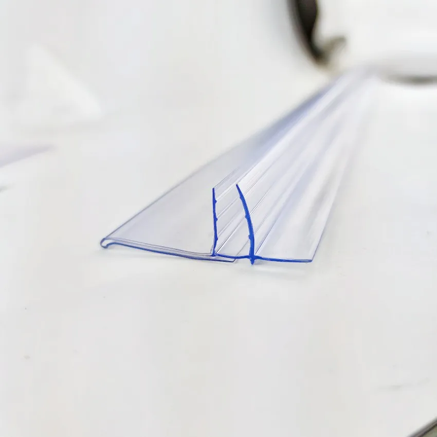 1팩 플라스틱 선반 PVC 데이터 스트립 가격 라벨 카드 쇼 슈퍼마켓 매장의 디스플레이 클립 홀더