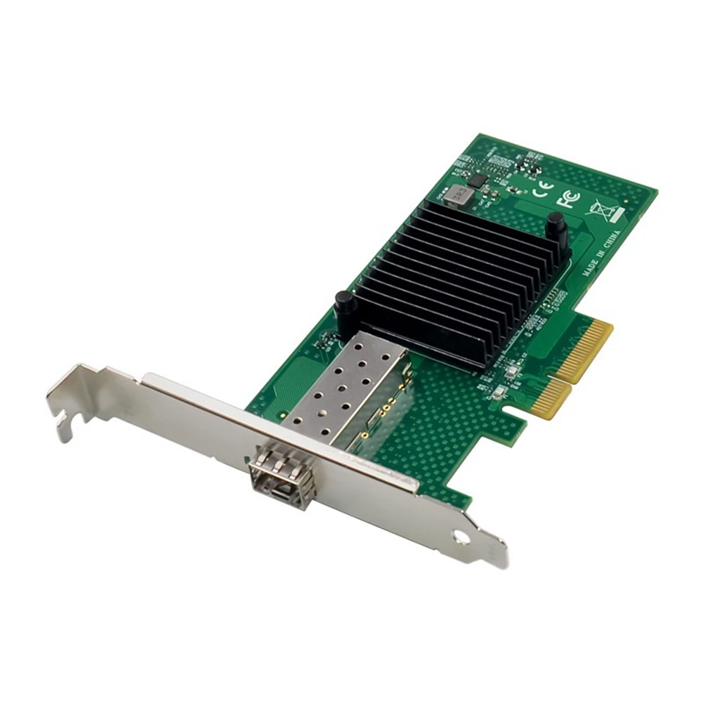효율적인 X520-SR1 10G SFP+ 서버 광섬유 칩 PCIE X4 광 포트 네트워크 카드