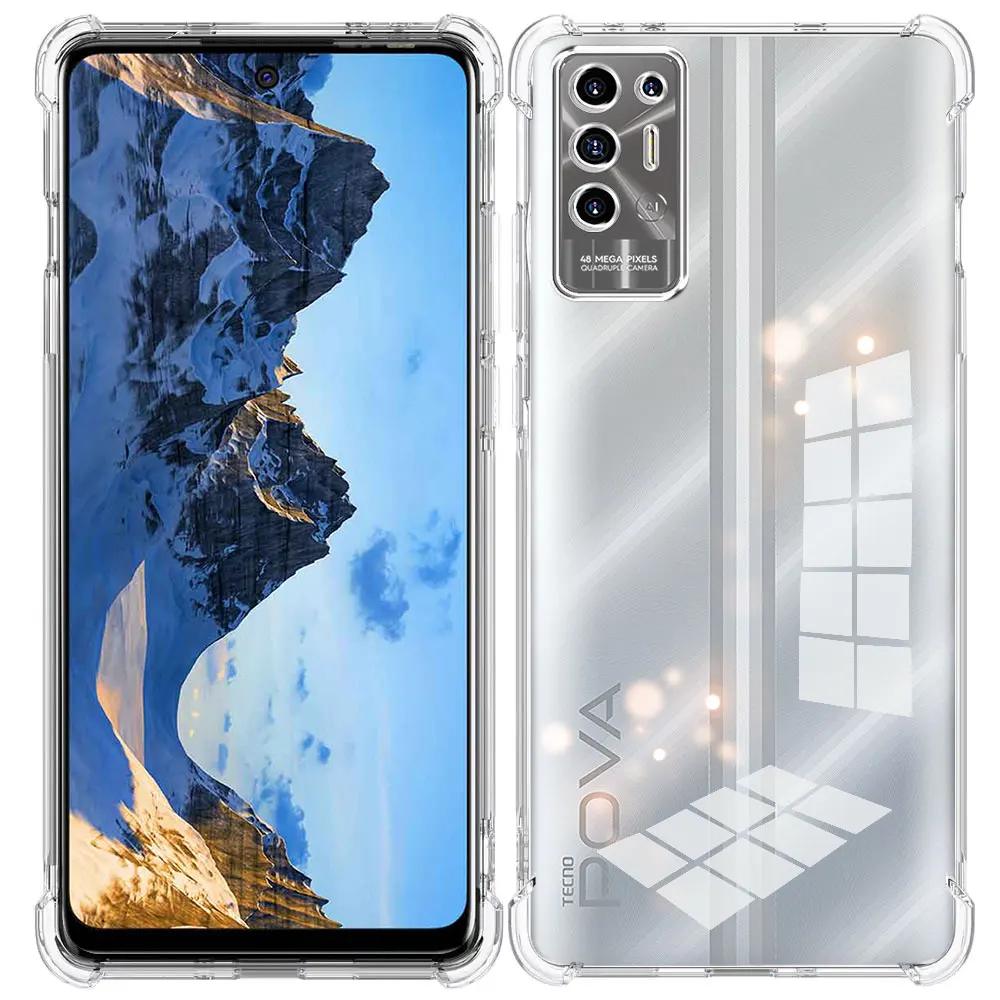 Enhanced Phone Case - Airbag Shockproof Transparent TPU Soft Silicone Protective Cover