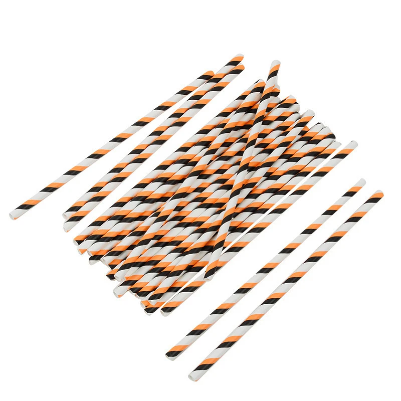 Eco Friendly Paper Halloween Straws (25 pcs) Life Changing Products