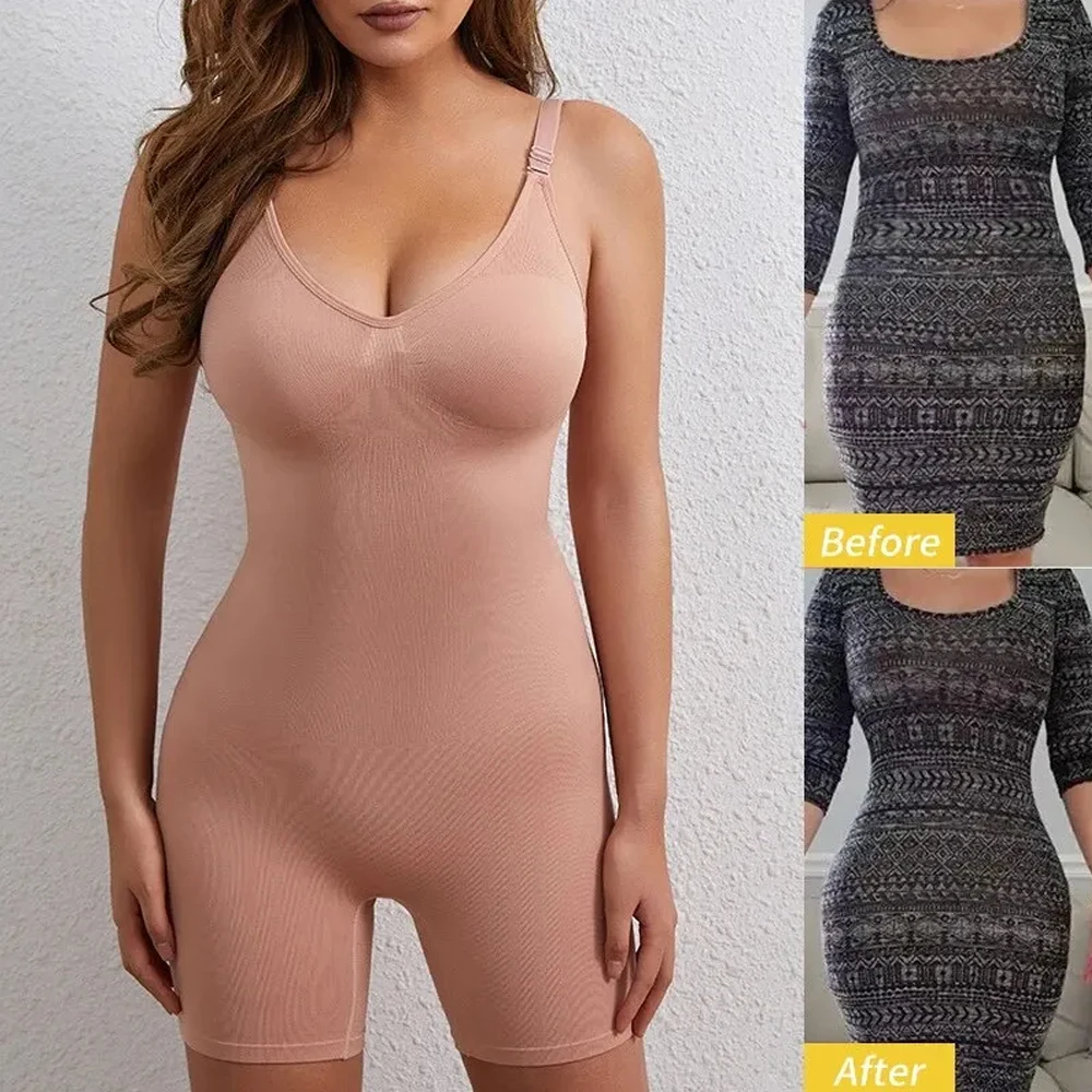 One-piece body shaper women's slimming pants Hip Lift Shapewear elastic corset body piece