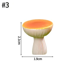 Enchanting Miniature Mushroom Garden Ornaments - Fungus Figurines for Home and Bonsai Decor (S3)
