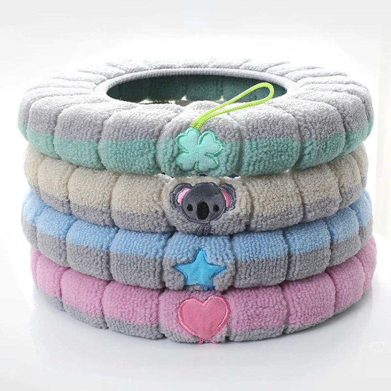 Winter Warm Toilet Seat Cover Mat Bathroom Toilet Pad Cushion with Handle Thicker Soft Washable Closestool Warmer Accessories 2